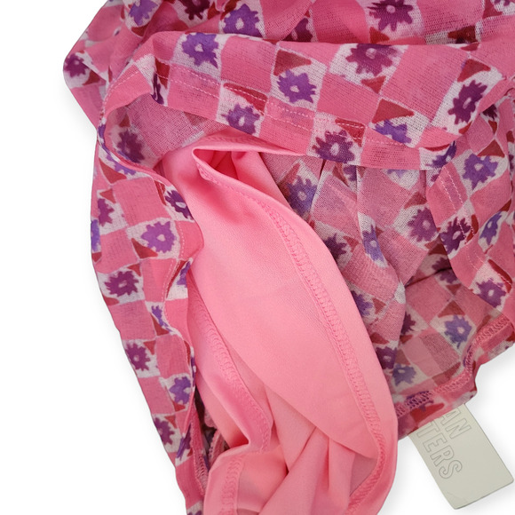 Urban Outfitters High Neck Sleeveless Tank Ruched Bodycon Mini Dress Sz Large - Picture 10 of 10